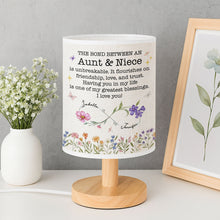 Load image into Gallery viewer, Personalized Fabric Lamp Custom Name Gift for Niece
