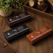 Load image into Gallery viewer, Personalized Leather Eyeglass Case Custom Name Gift for Niece
