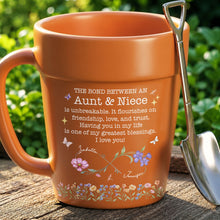 Load image into Gallery viewer, Personalized Flower Pot Mug Custom Gift for Niece Aunt
