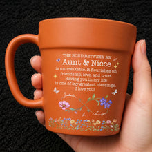 Load image into Gallery viewer, Personalized Flower Pot Mug Custom Gift for Niece Aunt
