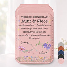 Load image into Gallery viewer, Personalized MagSafe Wallet Custom Name Gift for Niece
