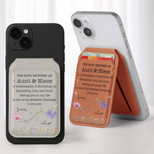 Load image into Gallery viewer, Personalized MagSafe Wallet Custom Name Gift for Niece
