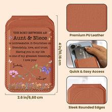 Load image into Gallery viewer, Personalized MagSafe Wallet Custom Name Gift for Niece
