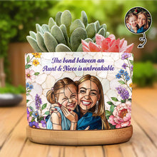 Load image into Gallery viewer, Personalized Ceramic Plant Pot Custom Gift for Niece
