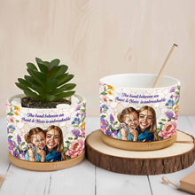 Load image into Gallery viewer, Personalized Ceramic Plant Pot Custom Gift for Niece
