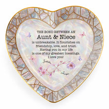 Load image into Gallery viewer, Personalized Heart-Shaped Jewelry Dish Custom Name Gift for Niece
