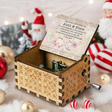 Load image into Gallery viewer, Personalized Wooden Music Box Custom Niece Gift for Birthday
