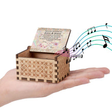Load image into Gallery viewer, Personalized Wooden Music Box Custom Niece Gift for Birthday
