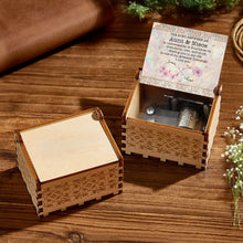 Load image into Gallery viewer, Personalized Wooden Music Box Custom Niece Gift for Birthday
