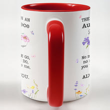 Load image into Gallery viewer, Personalized Accent Mug Custom Birth Month Flowers for Niece

