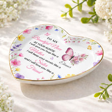 Load image into Gallery viewer, Personalized Heart Jewelry Dish Custom Name Gift for Niece
