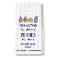 Load image into Gallery viewer, Personalized Kitchen Towel Custom Name Gift for Neighbors
