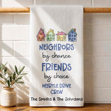 Load image into Gallery viewer, Personalized Kitchen Towel Custom Name Gift for Neighbors
