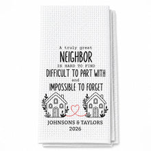 Load image into Gallery viewer, Personalized Kitchen Towel Custom Gift for Neighbors &amp; Friends
