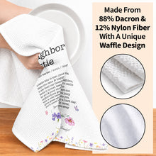 Load image into Gallery viewer, Personalized Kitchen Towel Custom Birth Flowers for Bestie
