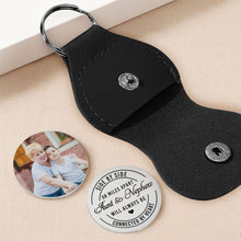 Load image into Gallery viewer, Personalized Pocket Hug Keychain for Aunt &amp; Nephew Gift
