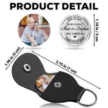 Load image into Gallery viewer, Personalized Pocket Hug Keychain for Aunt &amp; Nephew Gift
