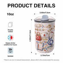 Load image into Gallery viewer, Personalized Nurse Tumbler with Stethoscope Custom 10oz Gift

