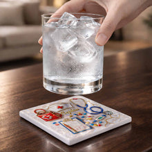 Load image into Gallery viewer, Personalized RN Medical Tools Coaster Custom Name Gift for Nurses
