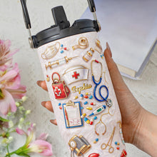 Load image into Gallery viewer, Personalized 30oz Tumbler for Nurses | Custom Name Gift
