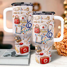 Load image into Gallery viewer, Personalized 40oz Tumbler Custom Name Healthcare Gift for Nurses
