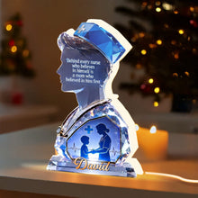 Load image into Gallery viewer, Personalized Acrylic LED Light Box Custom Name Gift for Nurses
