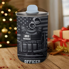 Load image into Gallery viewer, Personalized 10oz Stainless Steel Tumbler American Flag Gift for Dad
