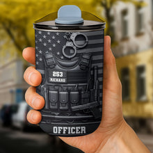 Load image into Gallery viewer, Personalized 10oz Stainless Steel Tumbler American Flag Gift for Dad

