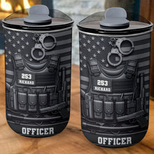 Load image into Gallery viewer, Personalized 10oz Stainless Steel Tumbler American Flag Gift for Dad
