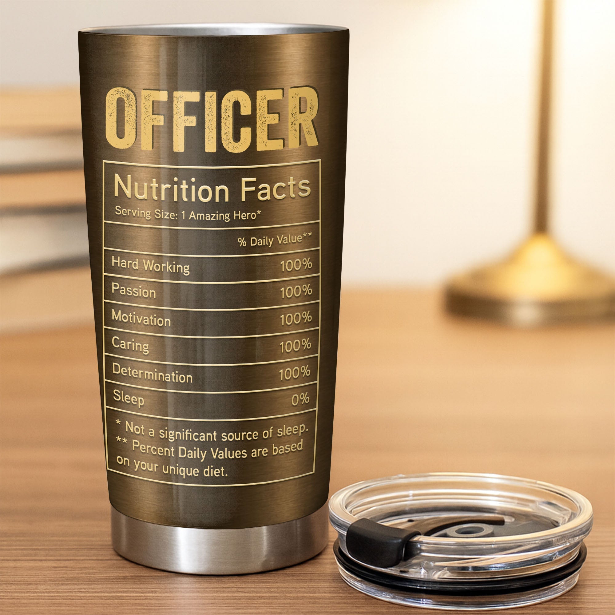 Personalized 20oz Stainless Steel Tumbler Custom Name Gift for Dad
