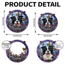 Load image into Gallery viewer, Personalized Dog Suncatcher Custom Name Gift for Pet Lovers
