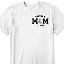 Load image into Gallery viewer, Personalized Dad Est Dog T-Shirt Custom Pet Illustration Gift
