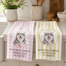 Load image into Gallery viewer, Personalized Cat Photo Kitchen Towel Custom Decor Gift for Cat Lovers
