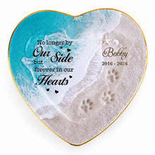 Load image into Gallery viewer, Personalized Heart Jewelry Dish Custom Name Pet Memorial Gift

