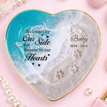 Load image into Gallery viewer, Personalized Heart Jewelry Dish Custom Name Pet Memorial Gift
