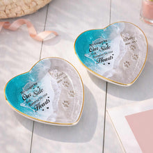 Load image into Gallery viewer, Personalized Heart Jewelry Dish Custom Name Pet Memorial Gift
