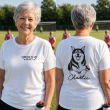 Load image into Gallery viewer, Personalized Tribute Dog Sketch T-Shirt Custom Gift for Dog Lover
