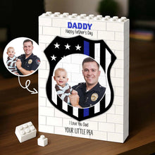Load image into Gallery viewer, Personalized Photo Brick Block Gift for Dad - Custom Father's Day Keepsake
