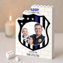 Load image into Gallery viewer, Personalized Photo Brick Block Gift for Dad - Custom Father's Day Keepsake
