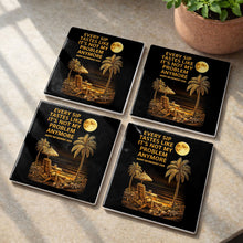 Load image into Gallery viewer, Personalized Ceramic Coaster Custom Name Funny Retirement Gift
