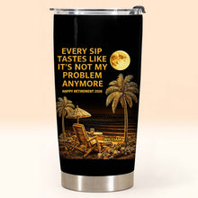 Load image into Gallery viewer, Personalized 20oz Stainless Steel Tumbler Custom Retirement Gift for Dad
