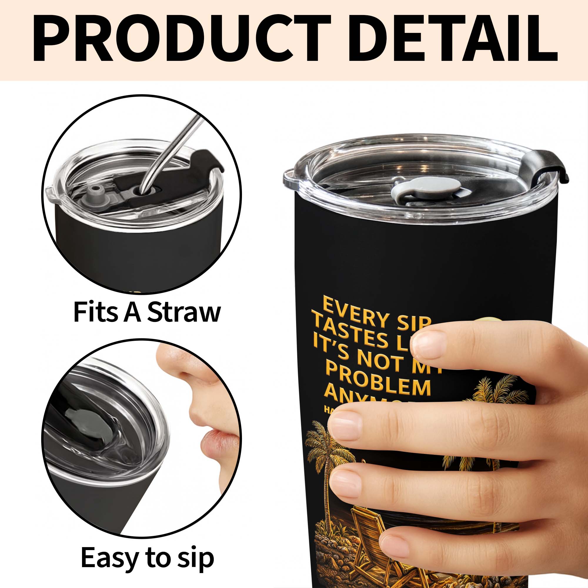 Personalized 20oz Stainless Steel Tumbler Custom Retirement Gift for Dad