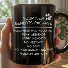 Load image into Gallery viewer, Personalized Black Mug Custom Retirement Gift for Coworker
