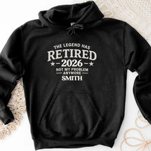 Load image into Gallery viewer, Personalized Funny Retirement T-Shirt Hoodie Custom Design for Dad
