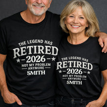 Load image into Gallery viewer, Personalized Funny Retirement T-Shirt Hoodie Custom Design for Dad
