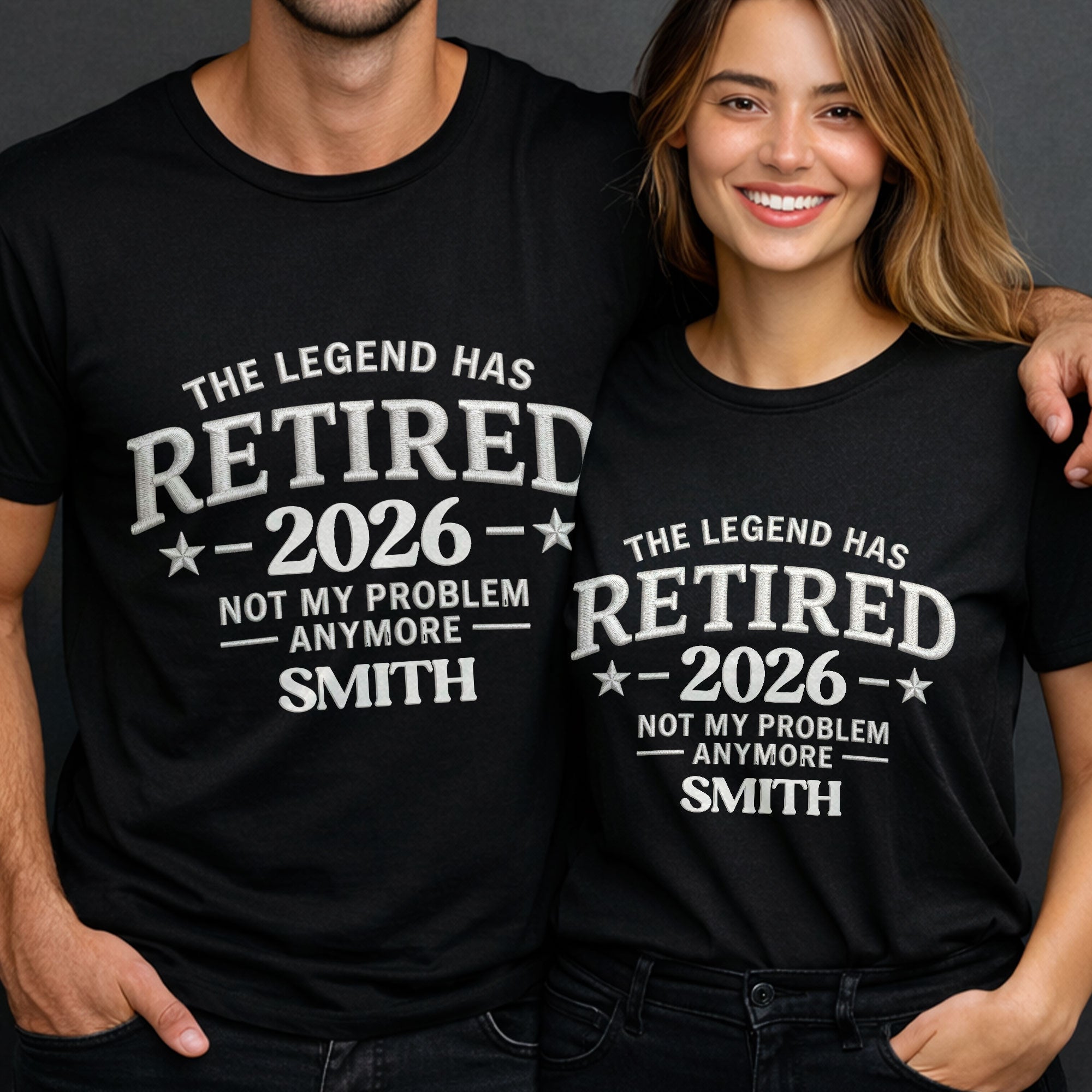 Personalized Funny Retirement T-Shirt Hoodie Custom Design for Dad