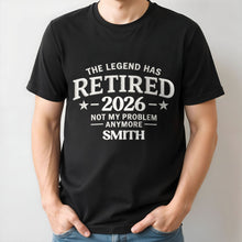 Load image into Gallery viewer, Personalized Funny Retirement T-Shirt Hoodie Custom Design for Dad
