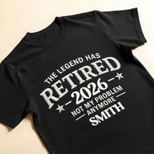 Load image into Gallery viewer, Personalized Funny Retirement T-Shirt Hoodie Custom Design for Dad
