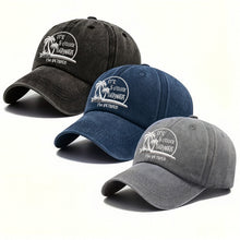 Load image into Gallery viewer, Personalized Washed Denim Cap Custom Name Gift for Retirees
