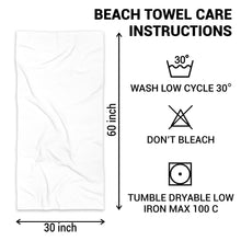 Load image into Gallery viewer, Personalized Funny Beach Towel Custom Name Gift for Retirement
